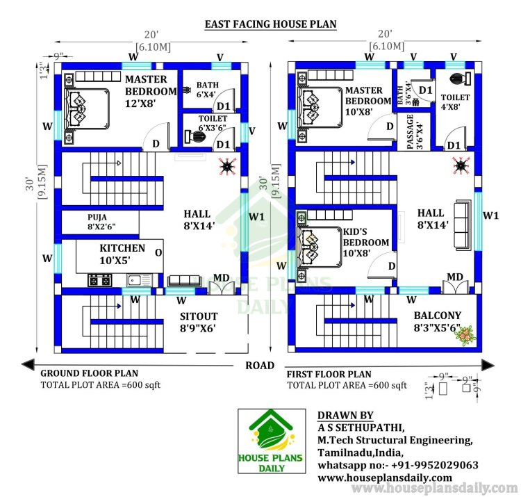 36 Vastu Shastra Compliant House Plans for Good Health & Prosperity