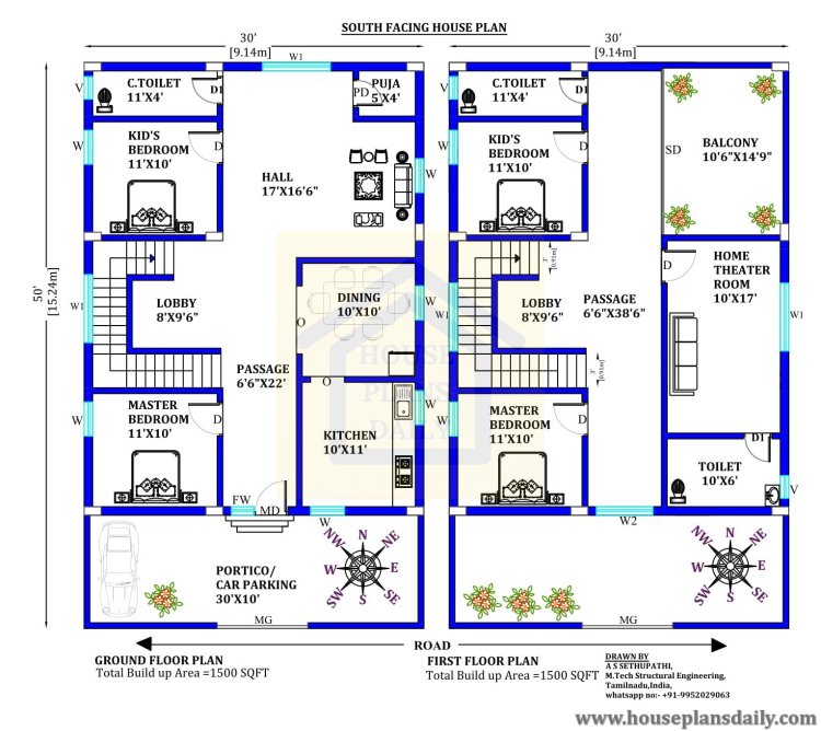 99 House Floor Plans with Modern and Vastu Design Ideas for Every Family
