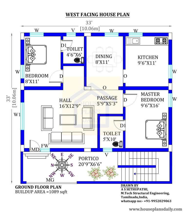 67 Unique 2BHK & 3BHK Vastu House Plans for Every Plot Direction