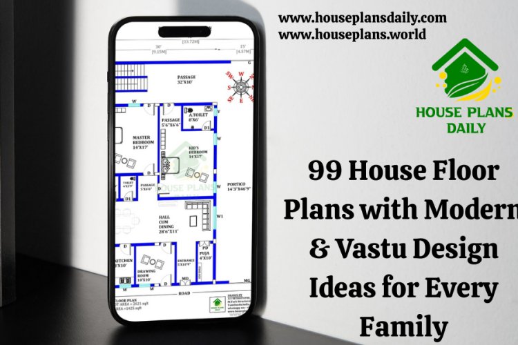 99 House Floor Plans with Modern and Vastu Design Ideas for Every Family