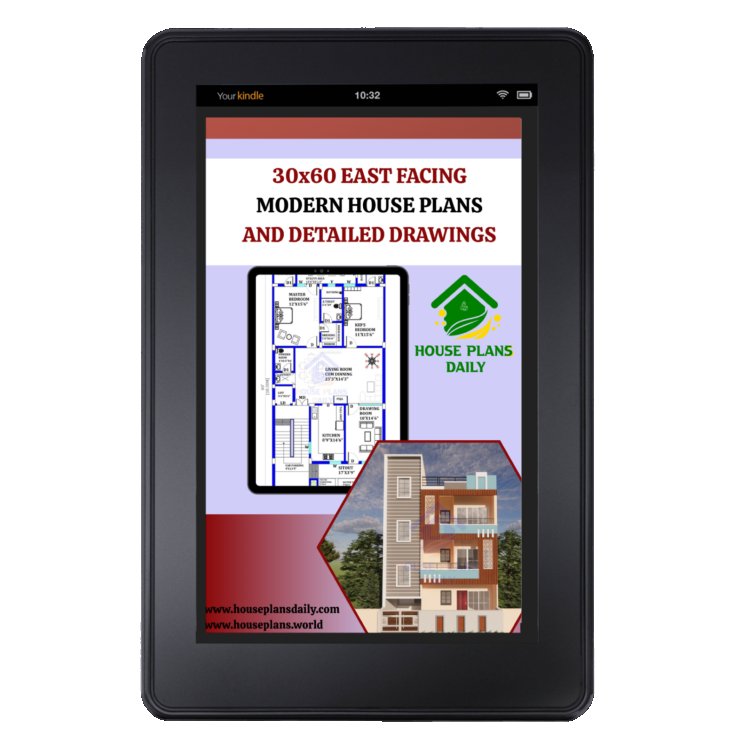 30x60 East Facing Modern House Plans and Detailed Drawings