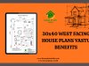 30x40 West Facing House Plans Vastu Benefits