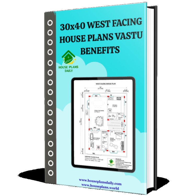 30x40 West Facing House Plans Vastu Benefits