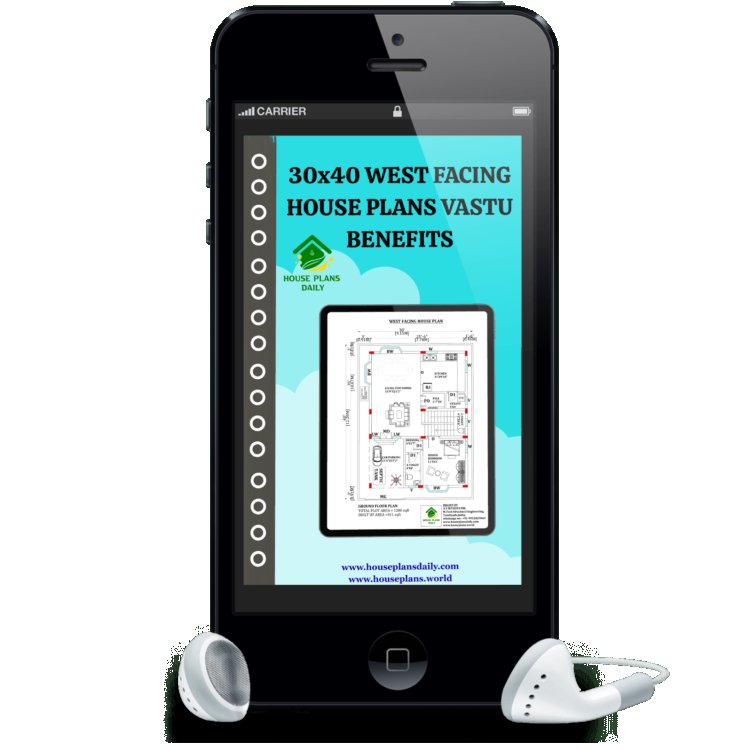 30x40 West Facing House Plans Vastu Benefits